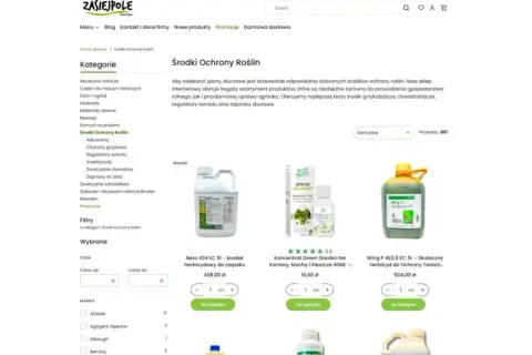 Środki ochrony roślin dostępne w sklepie pomogą w każdym gospodarstwie i ogrodzie, zapewniając zdrowy okres wegetacyjny.
